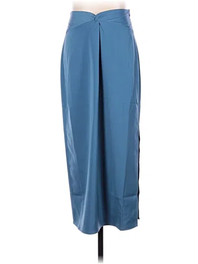 Pre-owned Acoa Collection Formal Skirt In Blue