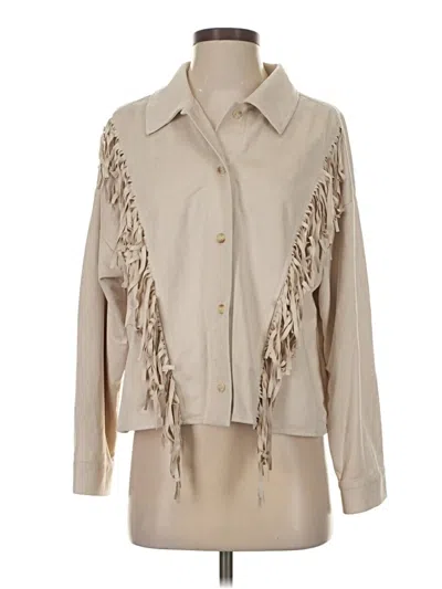 Pre-owned Acoa Collection Jacket In Tan