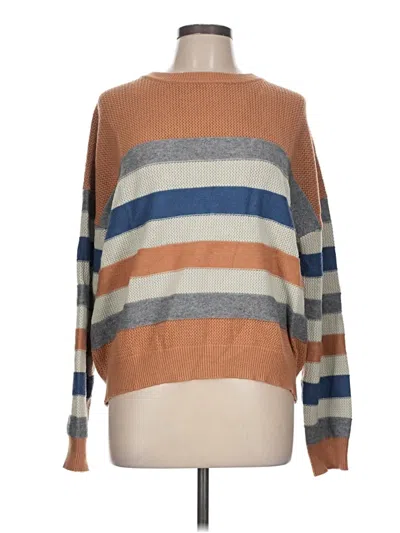 Pre-owned Acoa Collection Pullover Sweater In Brown