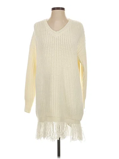 Pre-owned Acoa Collection Pullover Sweater In Yellow