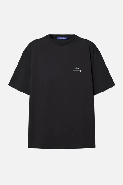 A-cold-wall* A Cold Wall Chrome T-shirt In Black