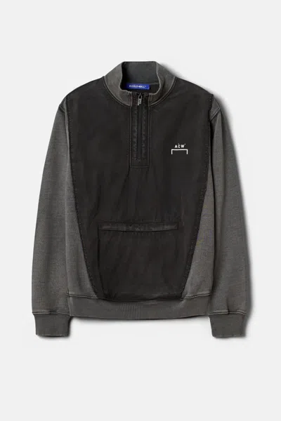 A-cold-wall* A Cold Wall Leigh 1/4 Zip Sweatshirt In Animal Print