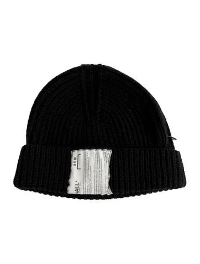 Pre-owned A-cold-wall* Beanie Hat In Black