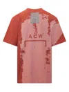 A-cold-wall* A-cold-wall Brushstroke Graphic T-shirt In Rust