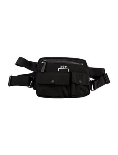 Pre-owned A-cold-wall* Canvas Belt Bag In Black