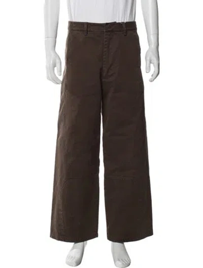 Pre-owned A-cold-wall* Chinos In Brown