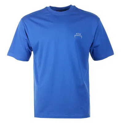 A-cold-wall* Chrome T Shirt Bluist In Blue