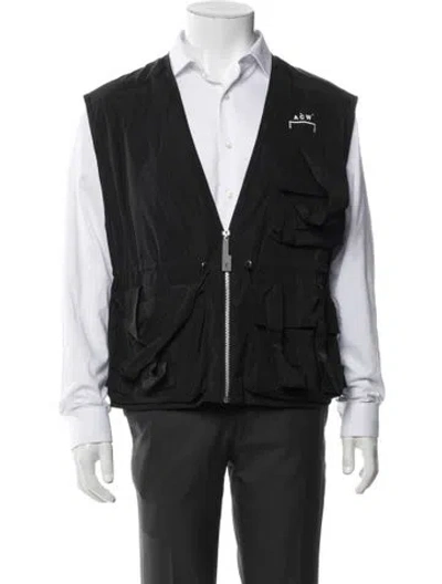 Pre-owned A-cold-wall* Colorblock Pattern Vest In Black