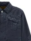 A-cold-wall* Navy Blue Shirt Collar Jacket In Multi