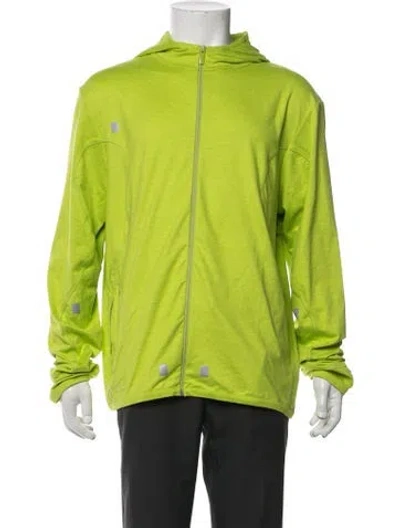 Pre-owned A-cold-wall* Crew Neck Long Sleeve Hoodie In Green