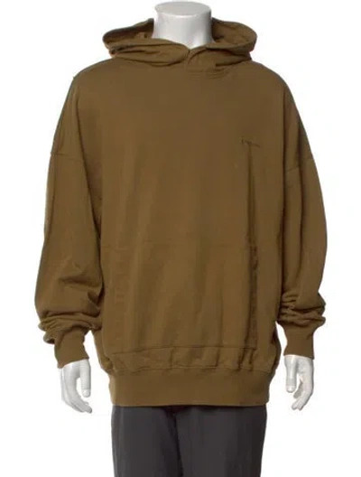 Pre-owned A-cold-wall* Crew Neck Long Sleeve Hoodie In Green
