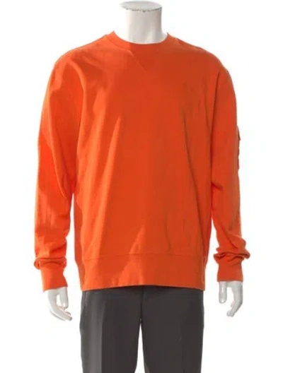 Pre-owned A-cold-wall* Crew Neck Long Sleeve Sweatshirt In Orange