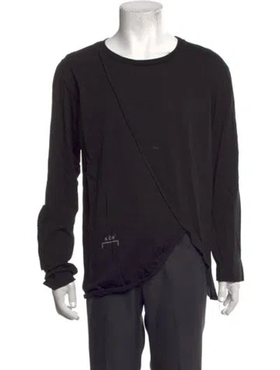 Pre-owned A-cold-wall* Crew Neck Long Sleeve T-shirt In Black