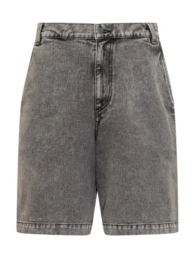 A-COLD-WALL* MEN DARK GREY SOLID SHORTS, 32 LUXURY SHORTS FOR MEN DARVEYS