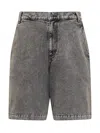 A-cold-wall* A-cold-wall Essential Mini Shorts In Gray