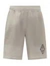 A-cold-wall* A-cold-wall Gradient Jersey Shorts - Large In Light Grey