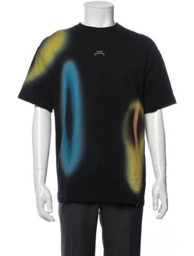 Pre-owned A-cold-wall* Graphic Print Crew Neck T-shirt In Black