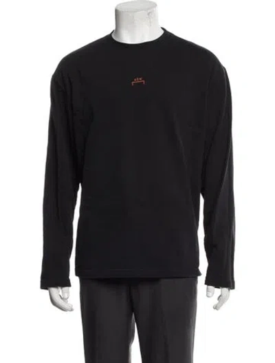 Pre-owned A-cold-wall* Graphic Print Crew Neck T-shirt In Black
