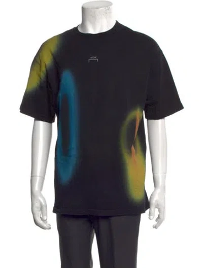 Pre-owned A-cold-wall* Graphic Print Crew Neck T-shirt In Black