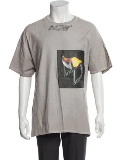 Pre-owned A-cold-wall* Graphic Print Crew Neck T-shirt In Multi