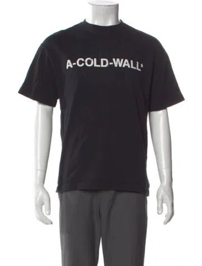 Pre-owned A-cold-wall* Graphic Print Crew Neck T-shirt In Multi