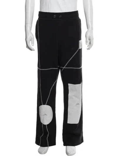 Pre-owned A-cold-wall* Graphic Print Joggers In Black