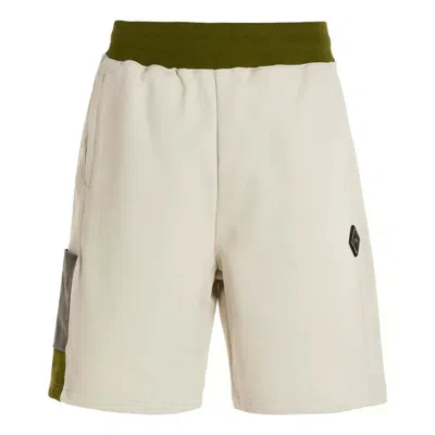 A-cold-wall* Logo Embroidered Straight Leg Shorts 'bone' In Neutral