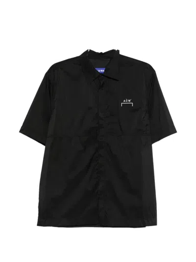 A-cold-wall* Logo-print Short-sleeved Shirt In Black