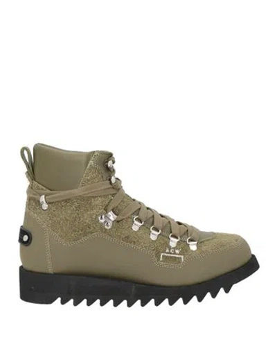 A-cold-wall* Man Ankle Boots Military Green Size 11 Leather