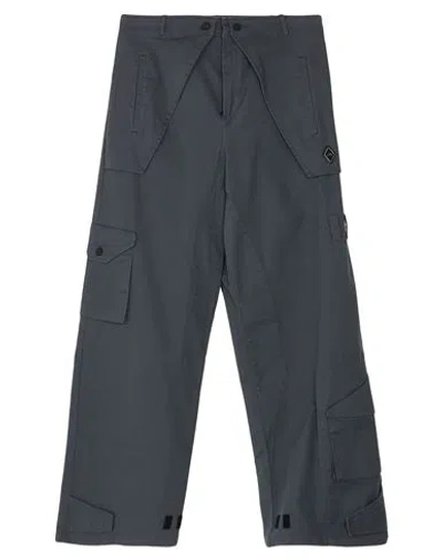 A-cold-wall* Man Pants Lead Size 34 Cotton, Elastane In Gray