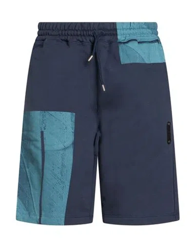 A-cold-wall* Man Shorts & Bermuda Shorts Navy Size Xs Cotton In Blue