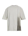 A-cold-wall* Man T-shirt Light Grey Size M Cotton In Multi