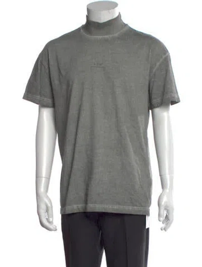Pre-owned A-cold-wall* Mock Neck Short Sleeve T-shirt In Gray