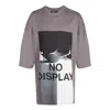 A-cold-wall* No Display Oversized T-shirt 'mid Grey' In Multi