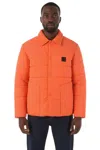 A-cold-wall* Hidden Closure Puffer Jacket In Orange