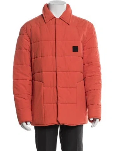 Pre-owned A-cold-wall* Puffer Coat In Orange