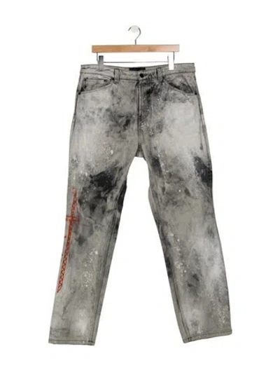 Pre-owned A-cold-wall* Straight-leg Jeans In Grey