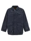 A-cold-wall* Navy Blue Shirt Collar Jacket In Blue