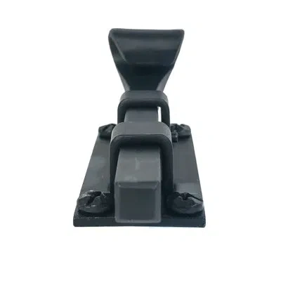 Acorn 2 1/4" Forged Iron Square Bolt In Matte Black