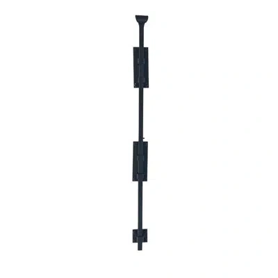 Acorn 22-1/4" Forged Iron Cane Bolt Latch In Matte Black