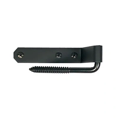 Acorn 2-3/16" Offset Connecticut Shutter Hinge Set In Matte Black