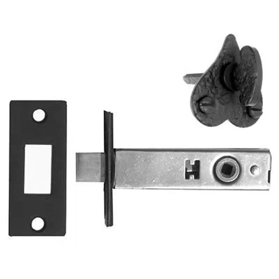 Acorn 2-3/4" Backset Rough Heart Turn Piece & Privacy Bolt In Matte Black