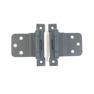 Acorn 2.625" H × 2.56" W Offset Single Door Hinge In Black