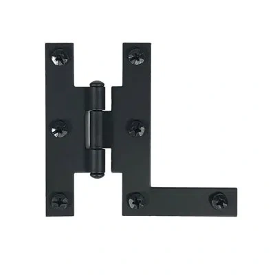 Acorn 3" Cabinet Hl Hinge, Pair In Matte Black