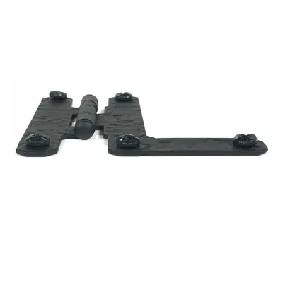 Acorn 3" Rough Cabinet Hl Hinge, Pair In Matte Black