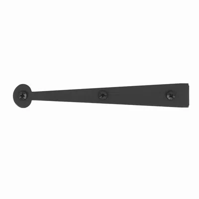 Acorn 6" Dummy Bean Cabinet Strap In Matte Black