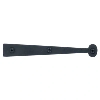 Acorn 6" Dummy Rough Bean Cabinet Strap In Matte Black