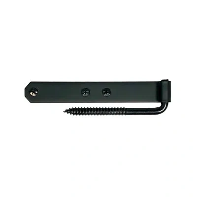 Acorn 6-5/8" Flush Connecticut Shutter Hinge Set In Matte Black