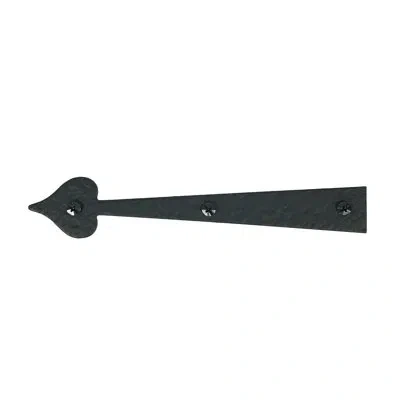 Acorn 8-3/4" Dummy Rough Heart Strap In Matte Black