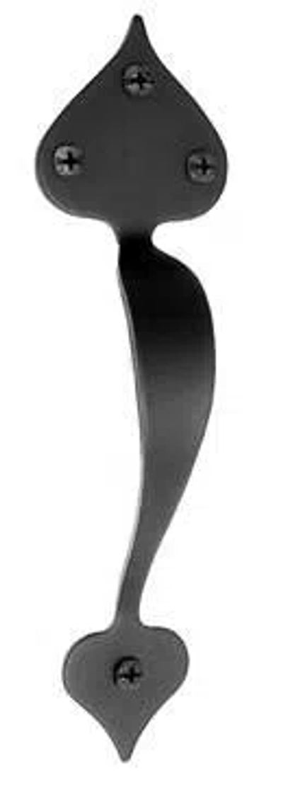 Acorn 8.5" Heart Pull In Matte Black